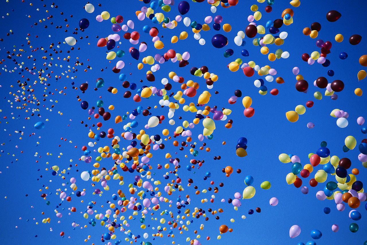 Balloons in Sky